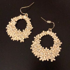 Gold earrings